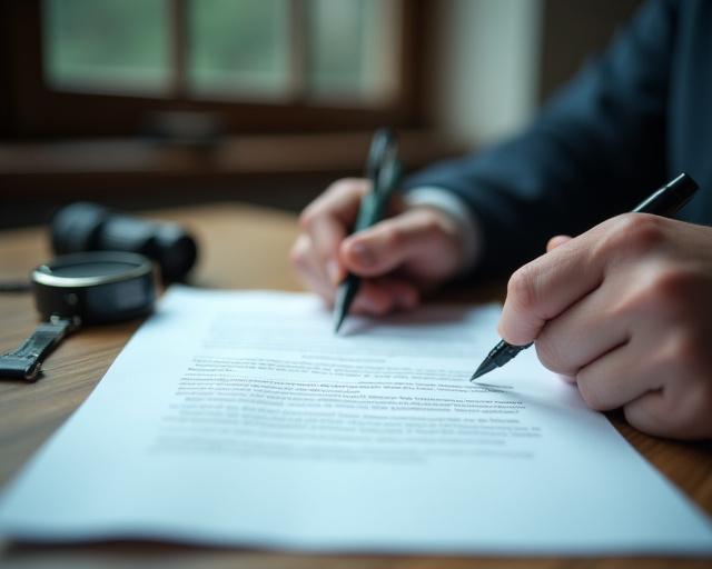 Our guide signing a pledge of ethics